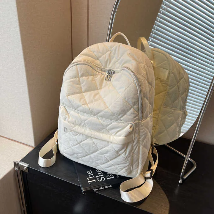 حقيبة ظهر نسائية نايلون كاجوال عصرية جديدة - New Fashion Casual Nylon Women Backpack