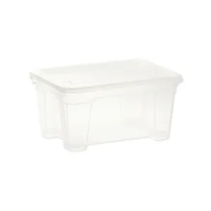 4.5L Plastic Storage Utility Box Container Clear Buzz