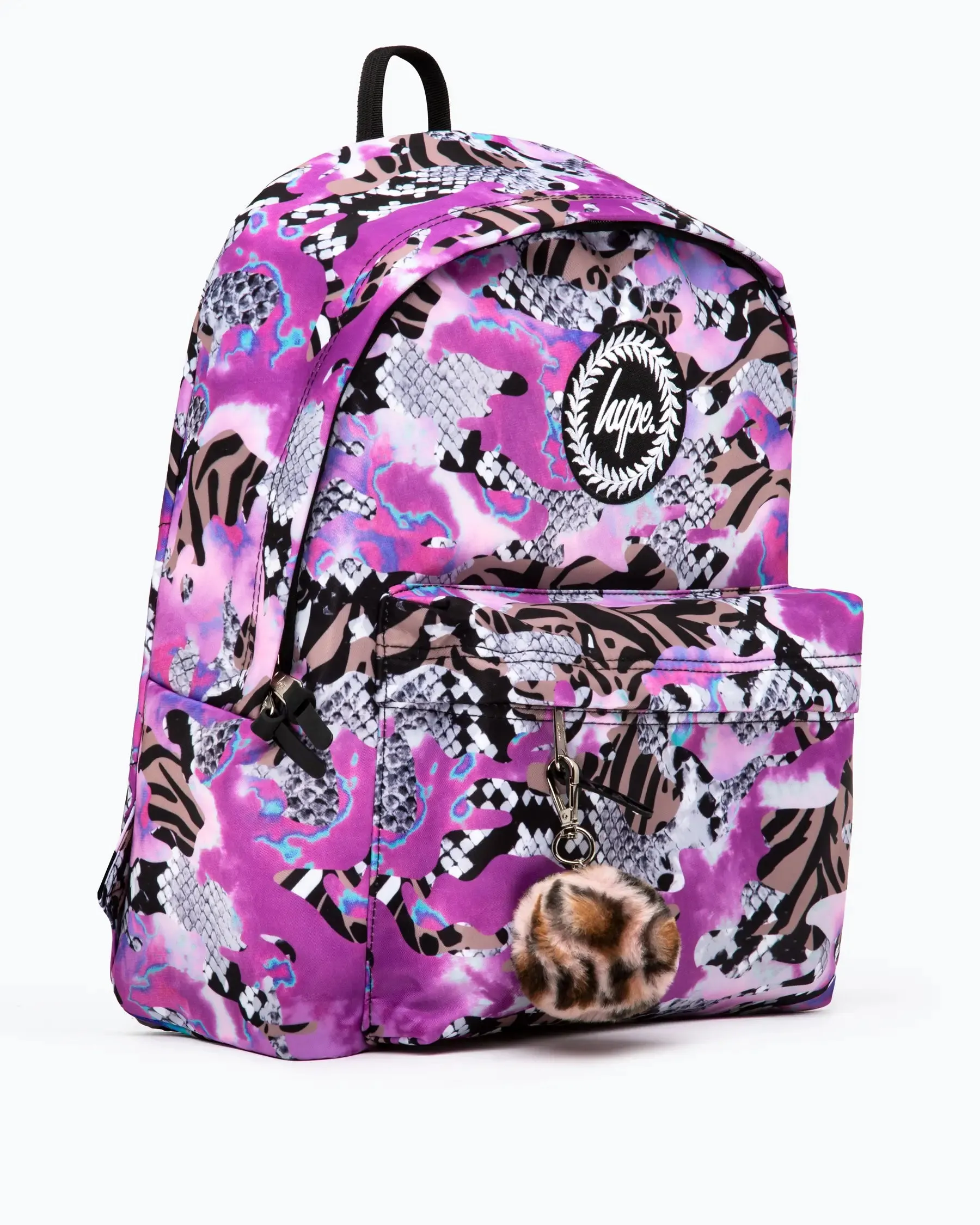 Animal Backpack in Violet & Multi