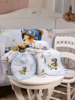 BABY & TODDLER TEDDY'S DREAM FLY TRAVEL SET OF 5