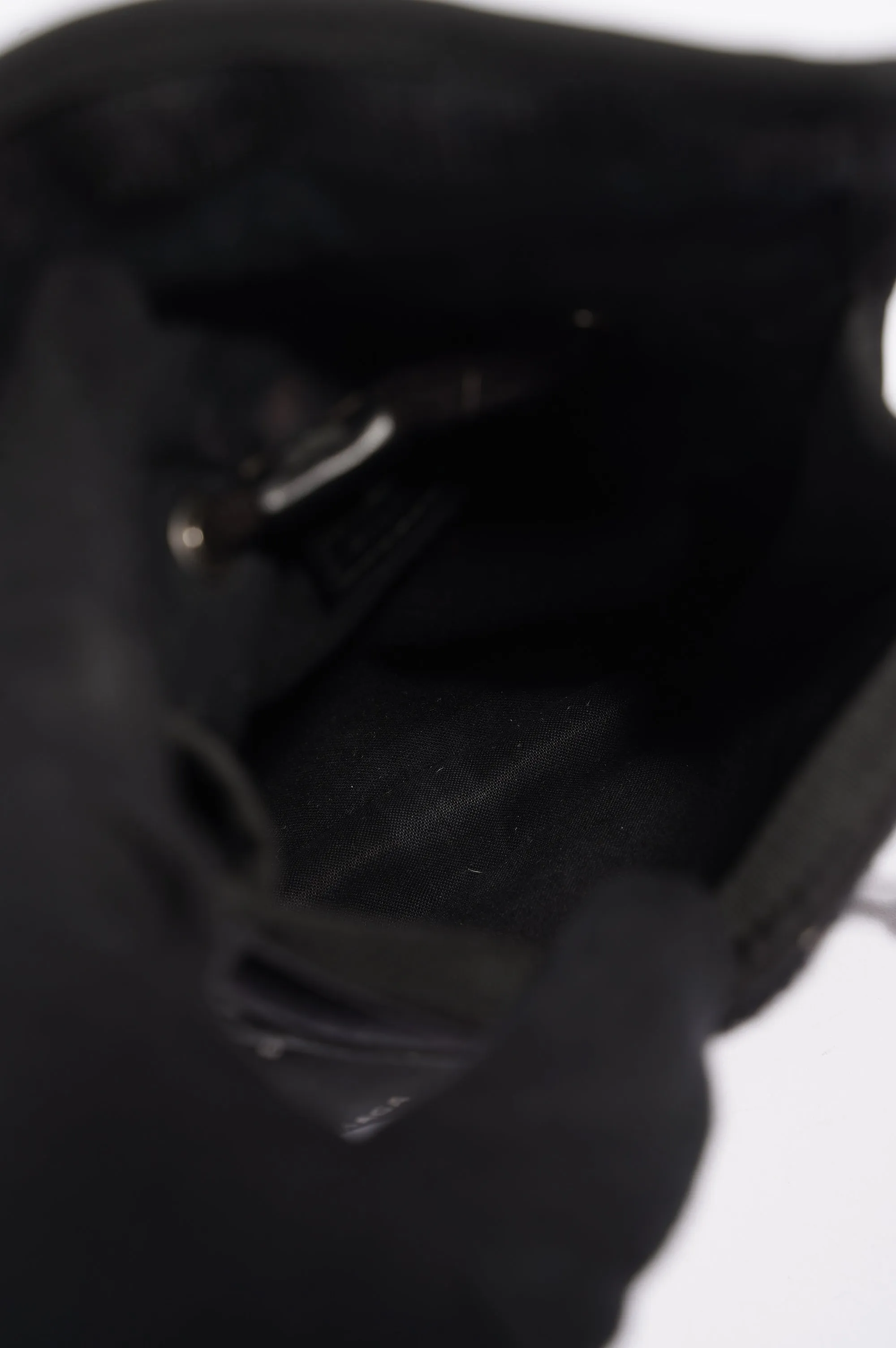 Balenciaga Mens Explorer Pouch Black Logo All Over Small