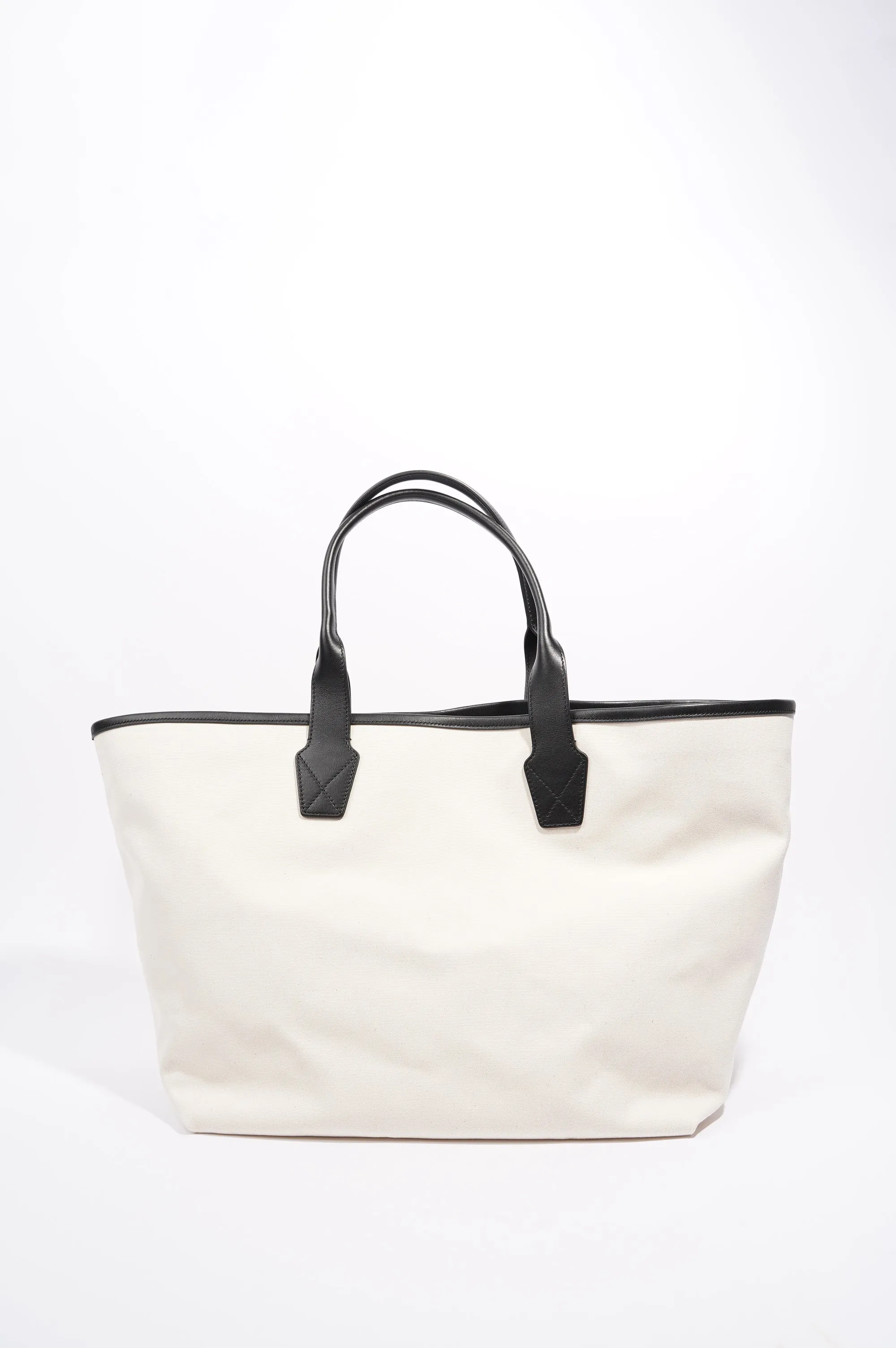 Balenciaga Womens Large Cities Jumbo Tote Beige / Black