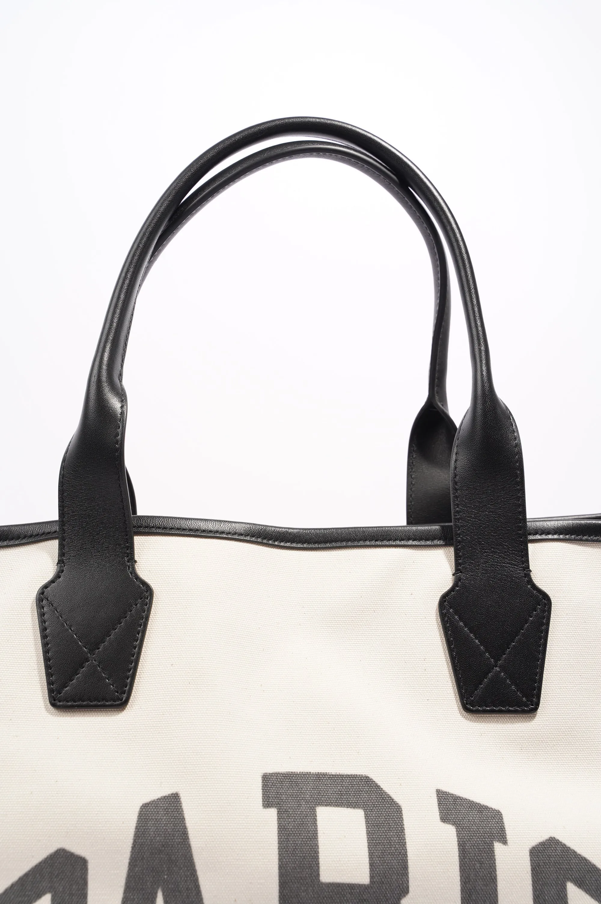 Balenciaga Womens Large Cities Jumbo Tote Beige / Black