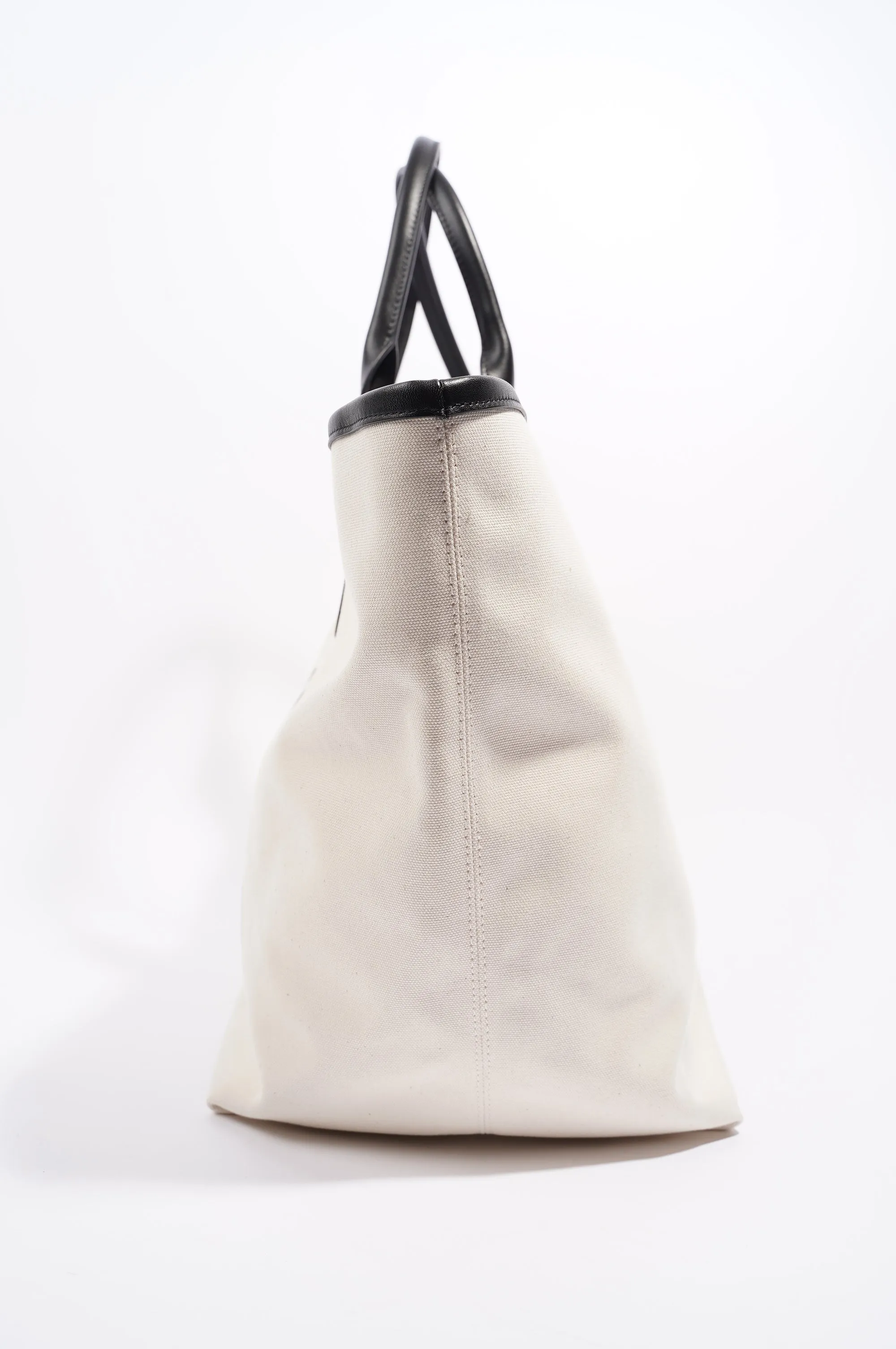 Balenciaga Womens Large Cities Jumbo Tote Beige / Black