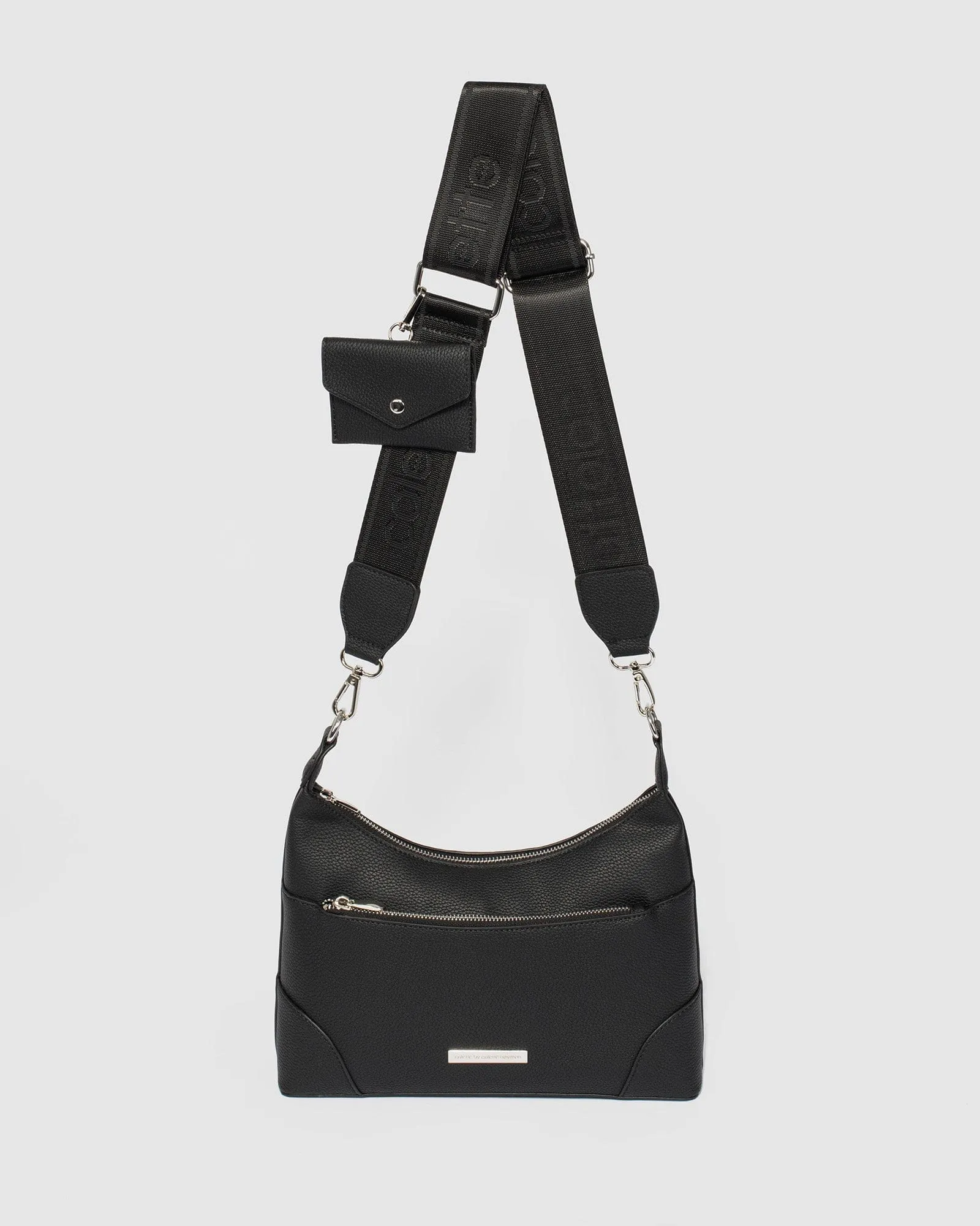 Black Jess Webbing Crossbody Bag