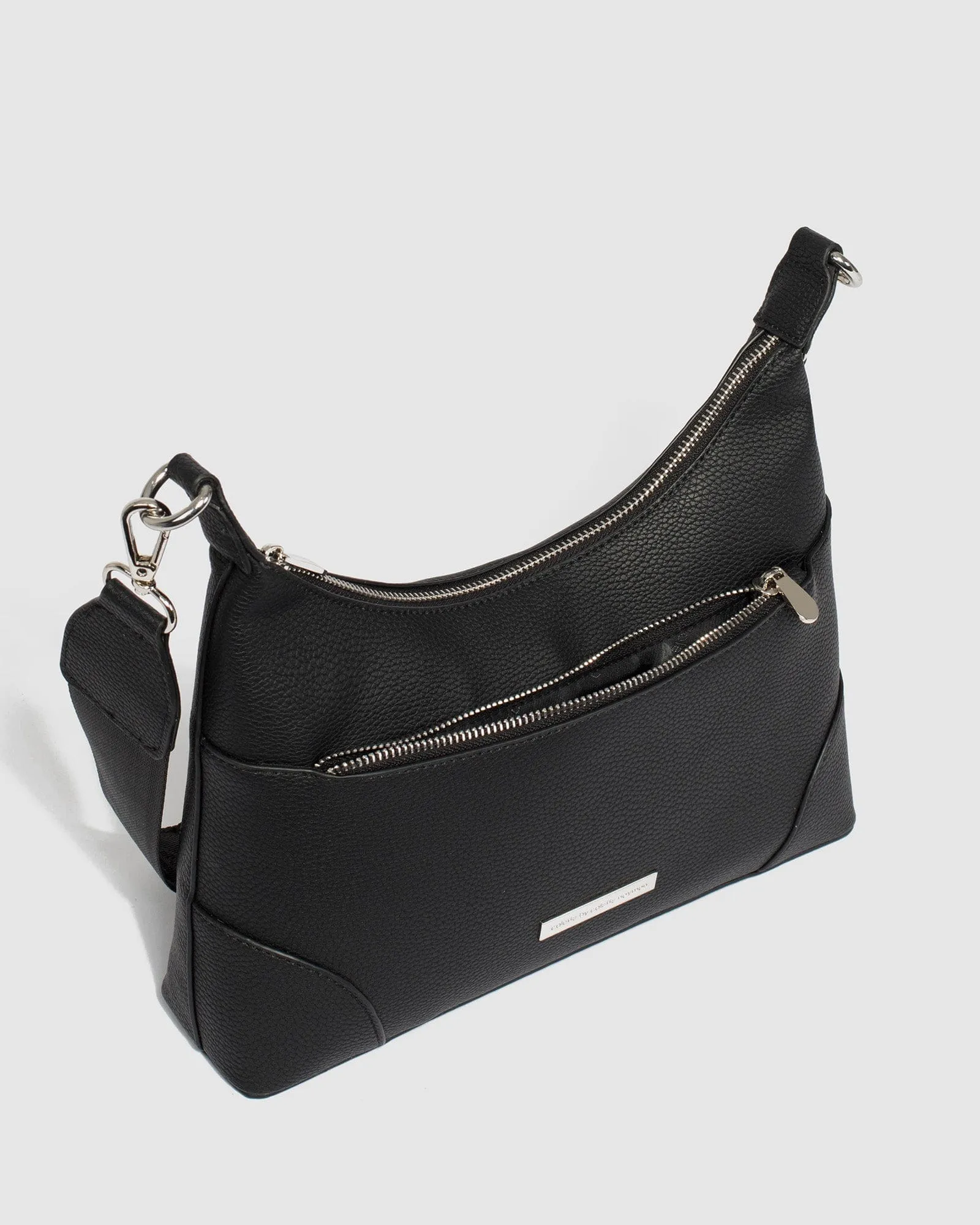 Black Jess Webbing Crossbody Bag
