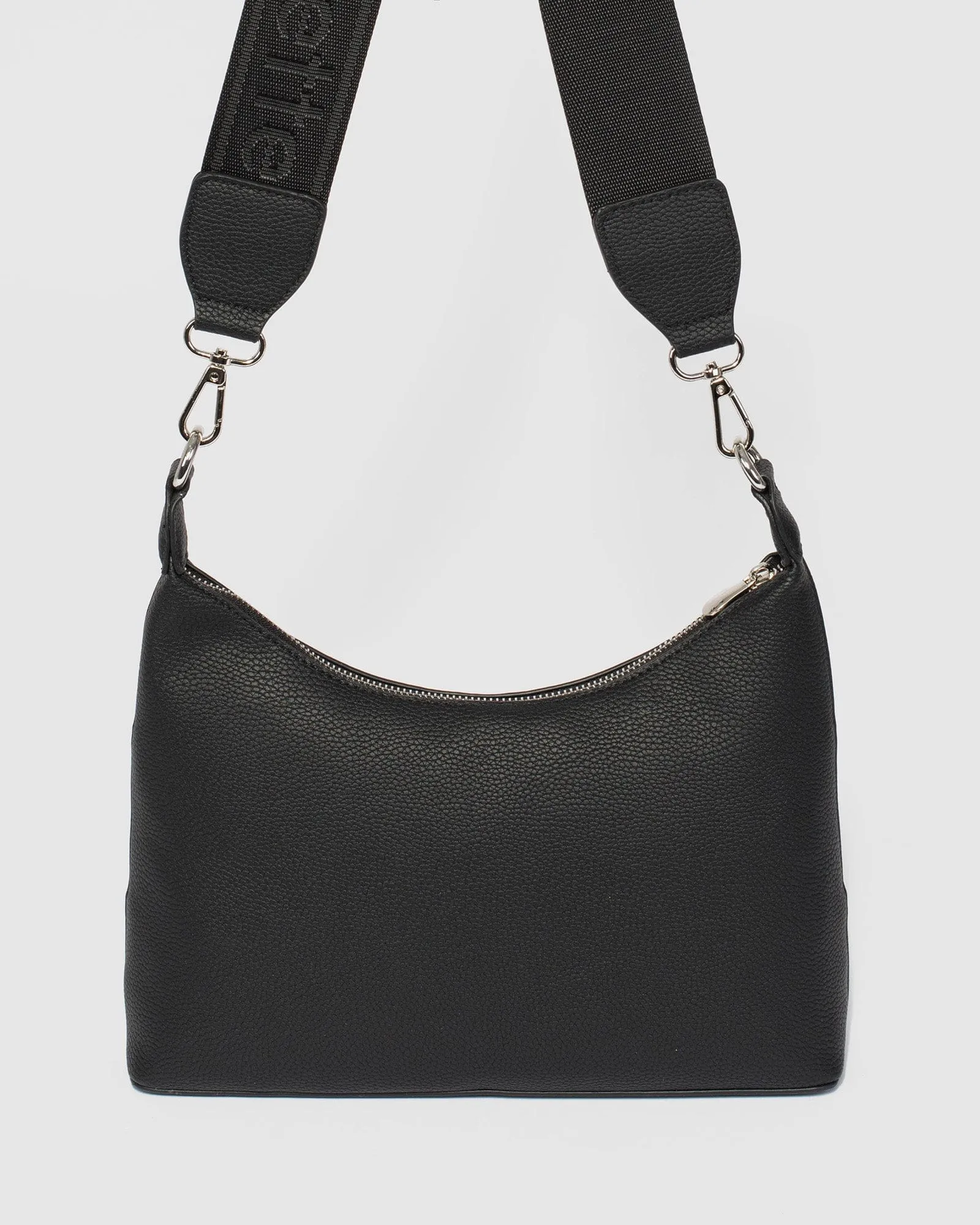 Black Jess Webbing Crossbody Bag