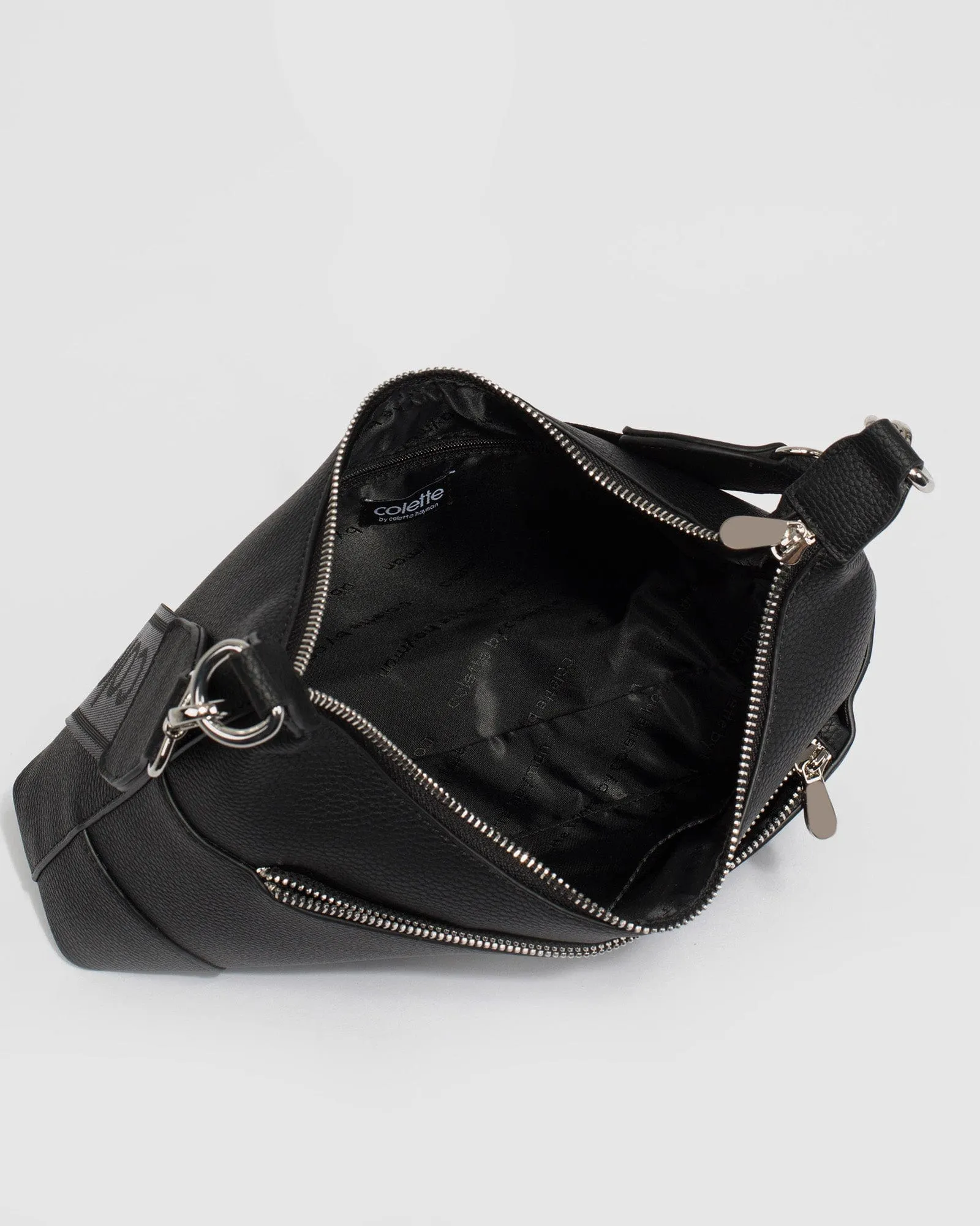 Black Jess Webbing Crossbody Bag