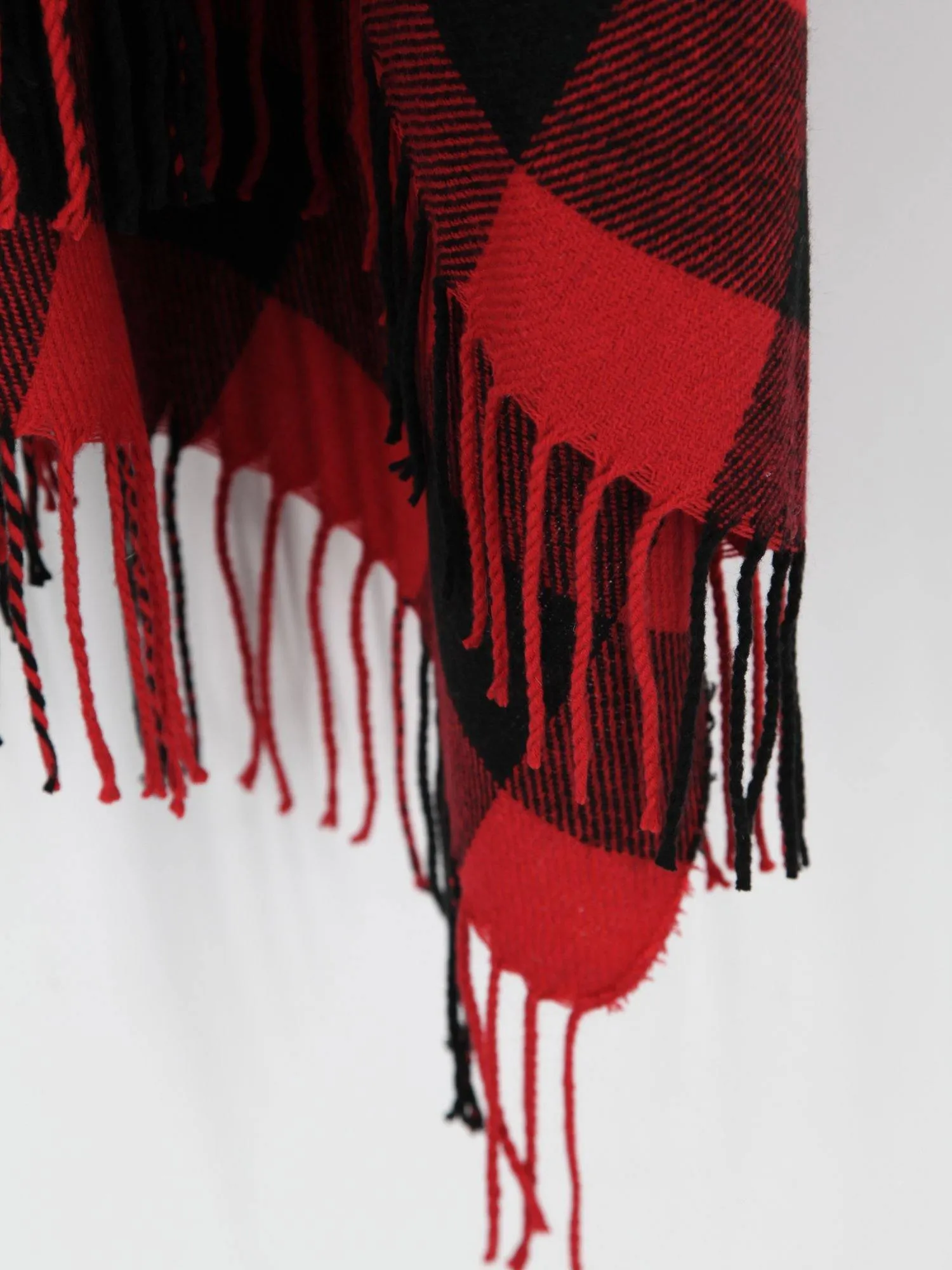 Buffalo Check Travel Wrap Shawl