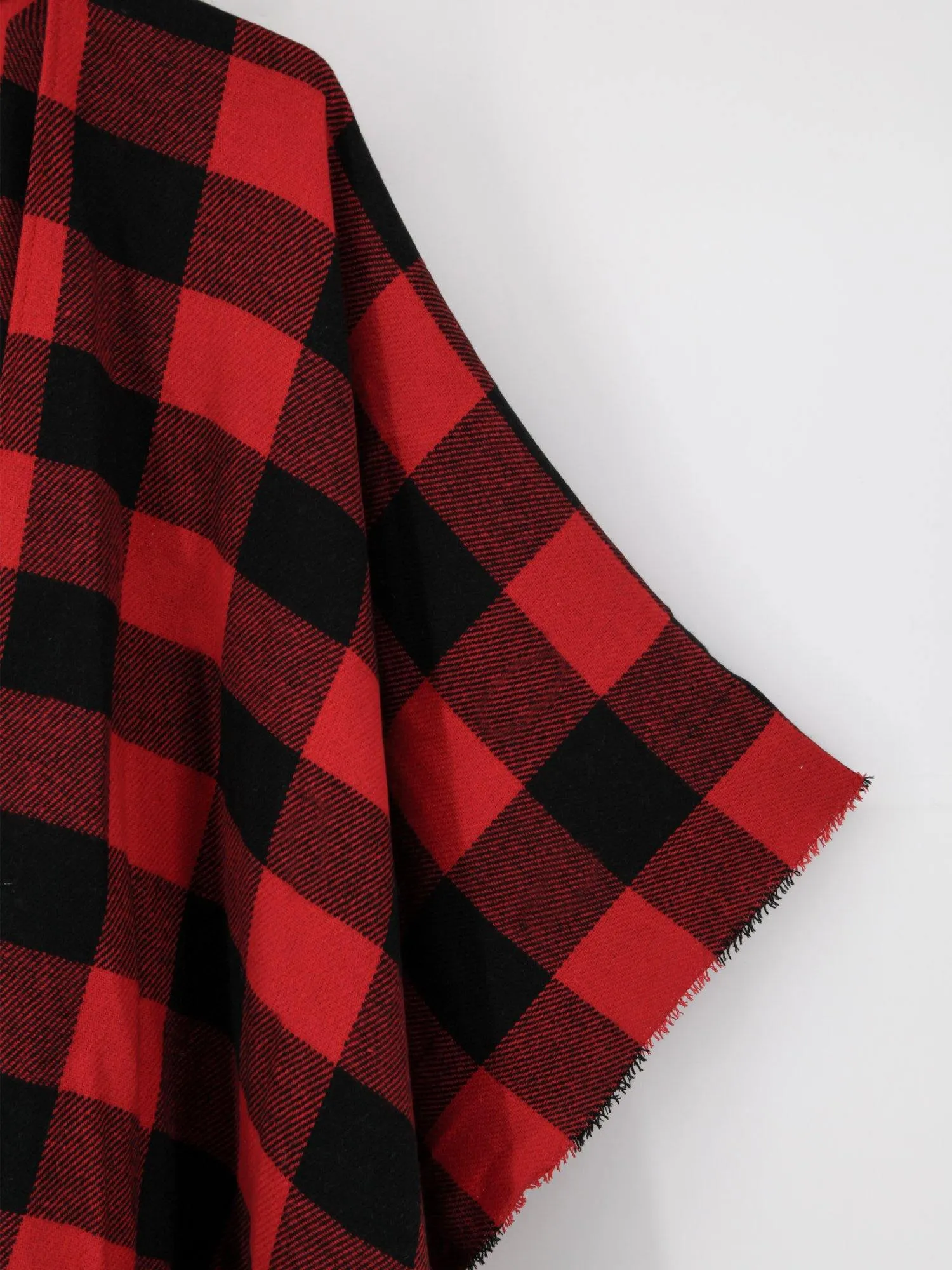 Buffalo Check Travel Wrap Shawl