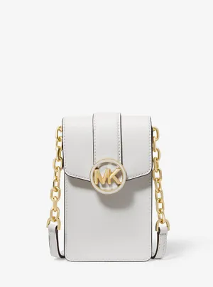 Carmen Small Faux Leather Phone Crossbody Bag