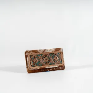 Cowhide Hand-Tooled Wallet