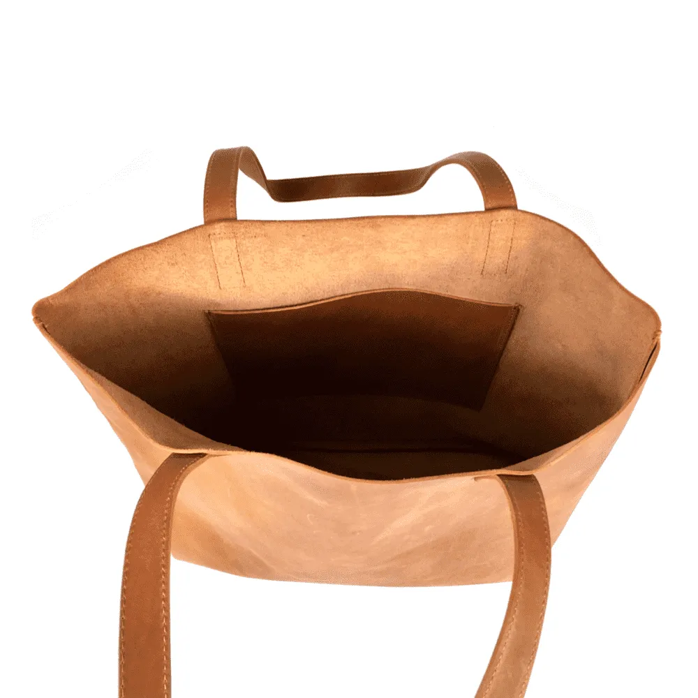 Day Tote Leather Camel