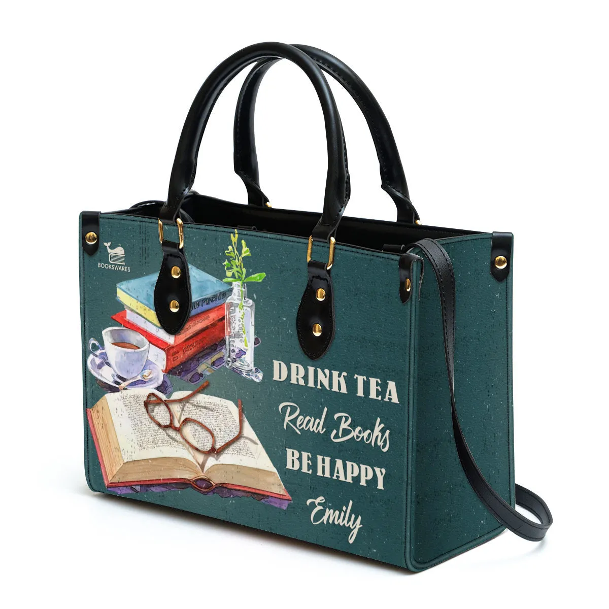 Drink Tea Read Books Be Happy Book Lovers Gift LHB51