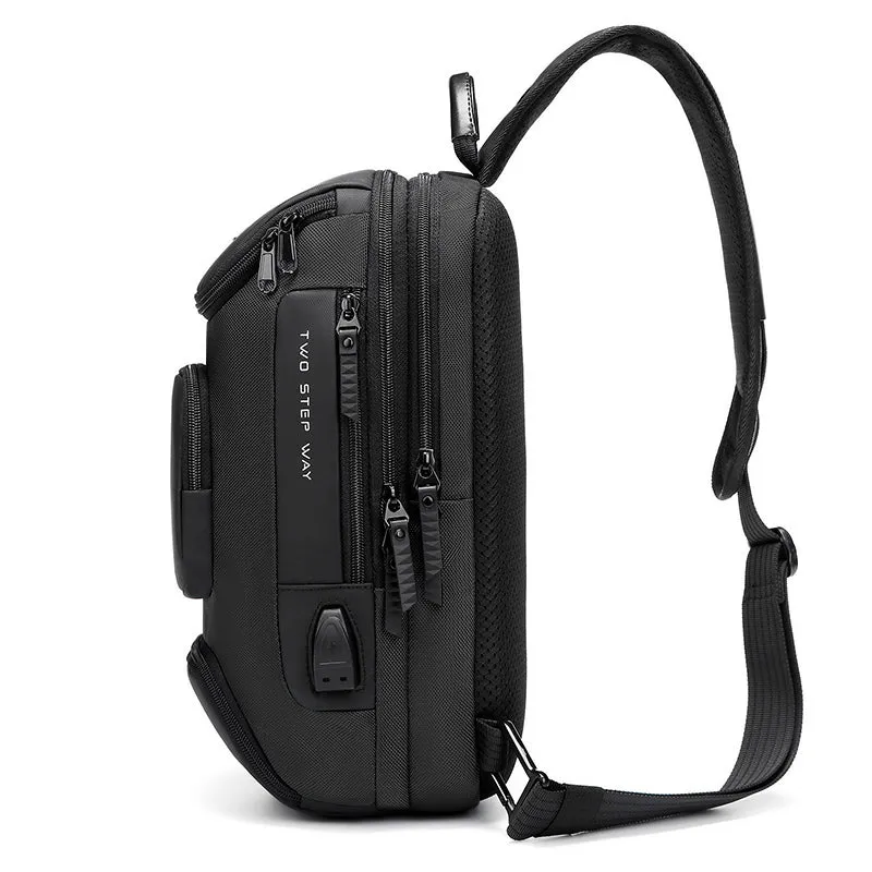 Fashion crossbody sling bag for men