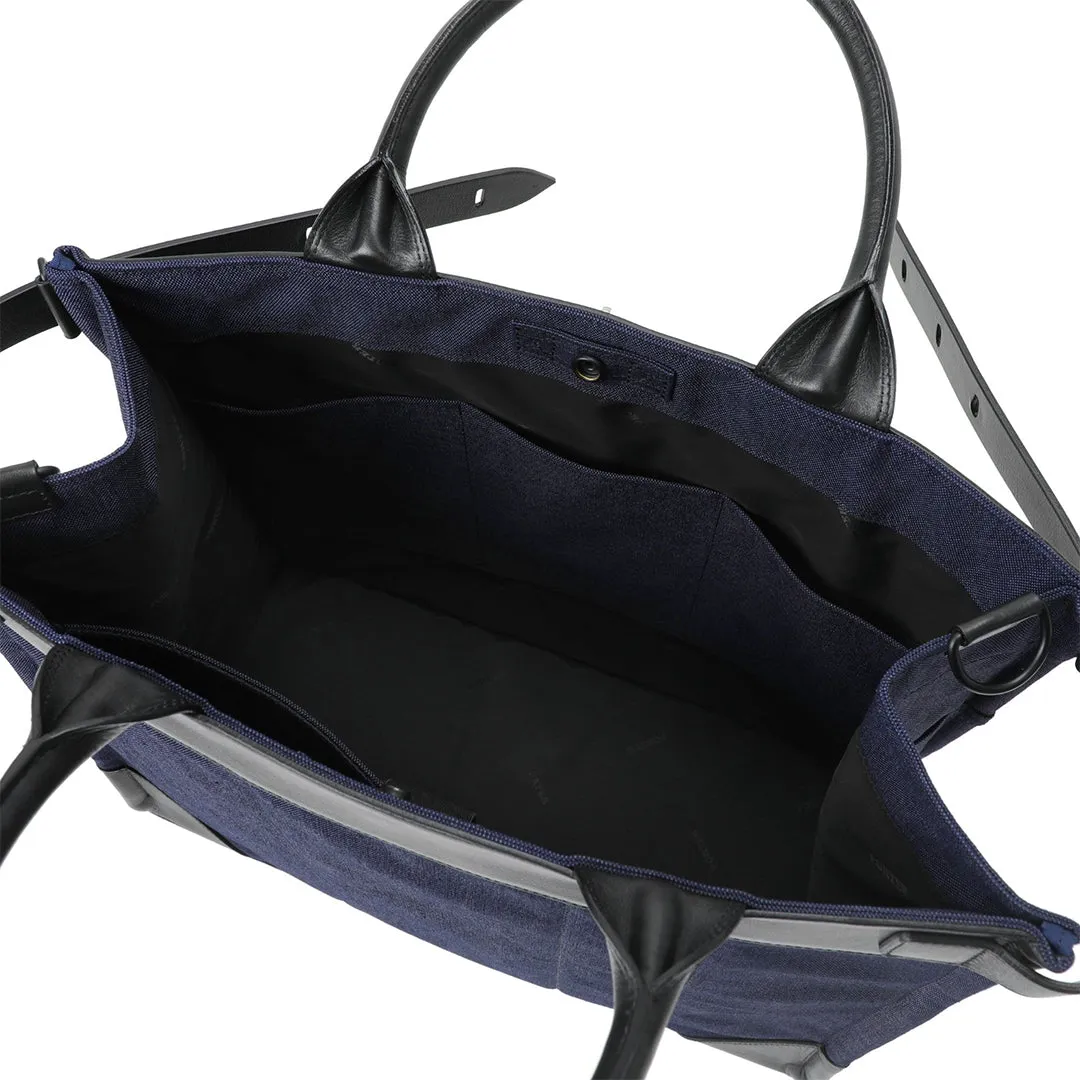 FORK 2WAY TOTE BAG (L) NAVY
