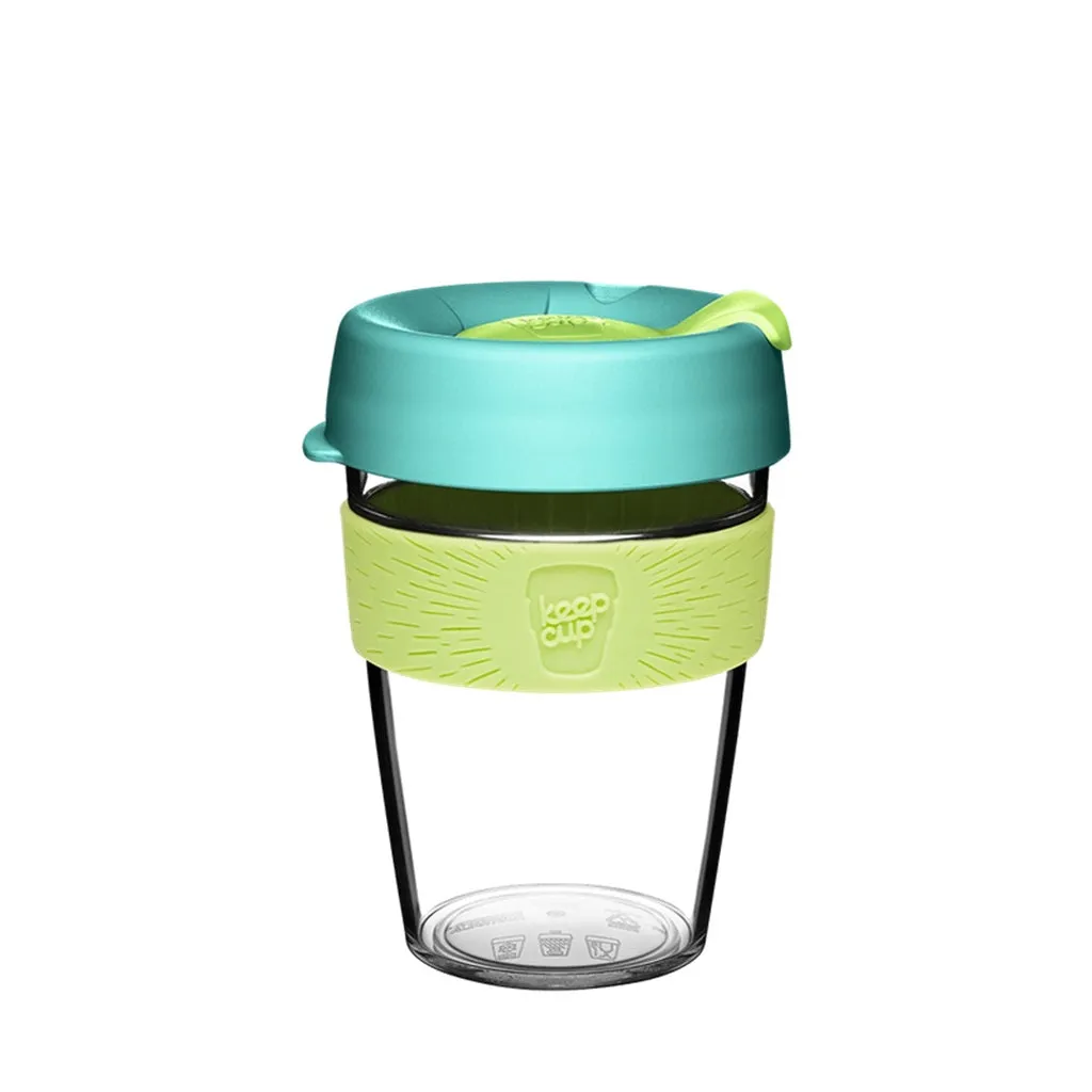 KeepCup Original Clear Medium 12oz - Matcha Green