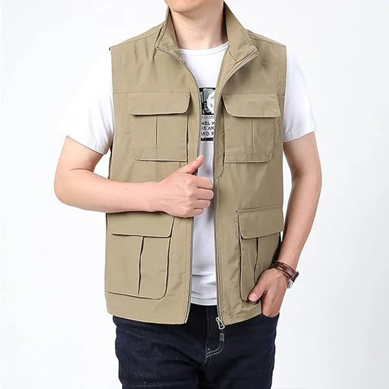 Mens Lightweight Travel Work Vest
