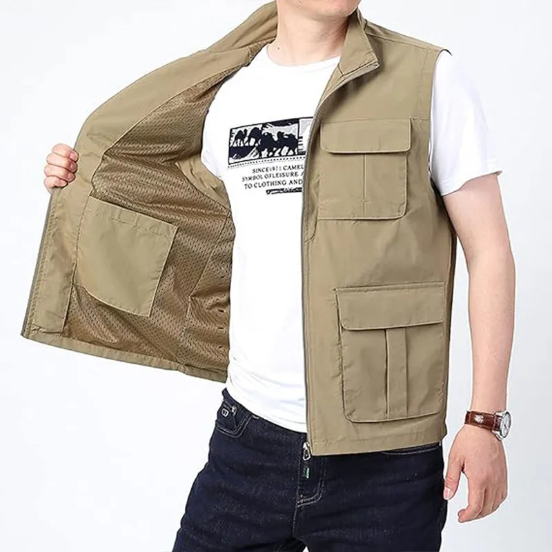 Mens Lightweight Travel Work Vest