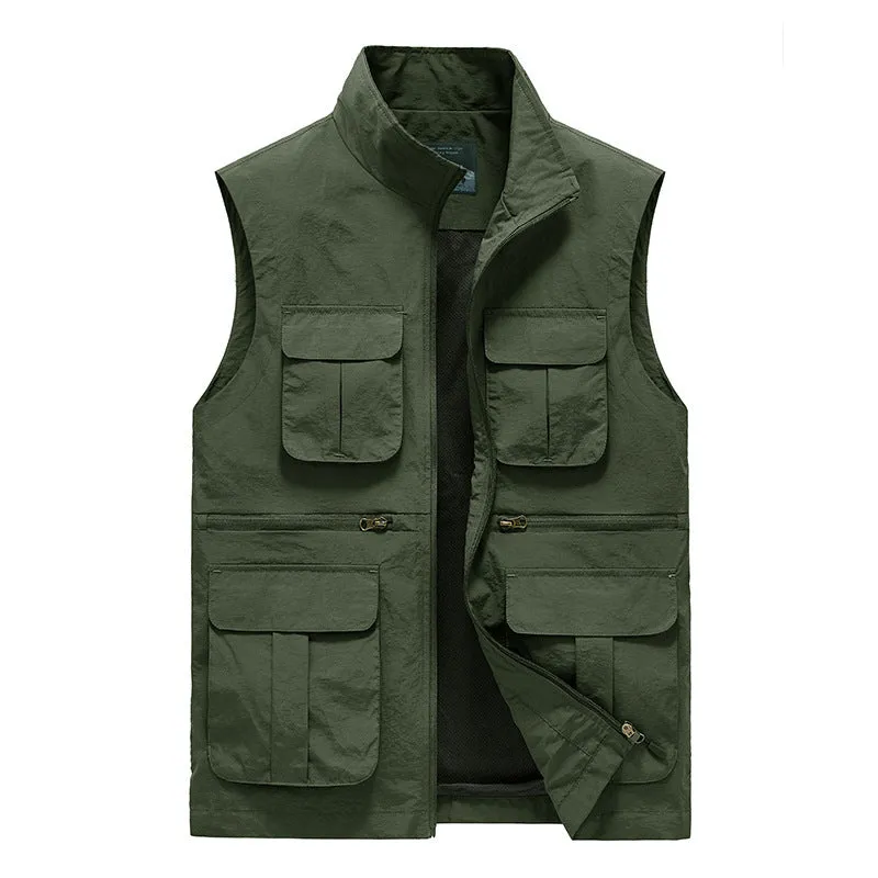 Mens Lightweight Travel Work Vest