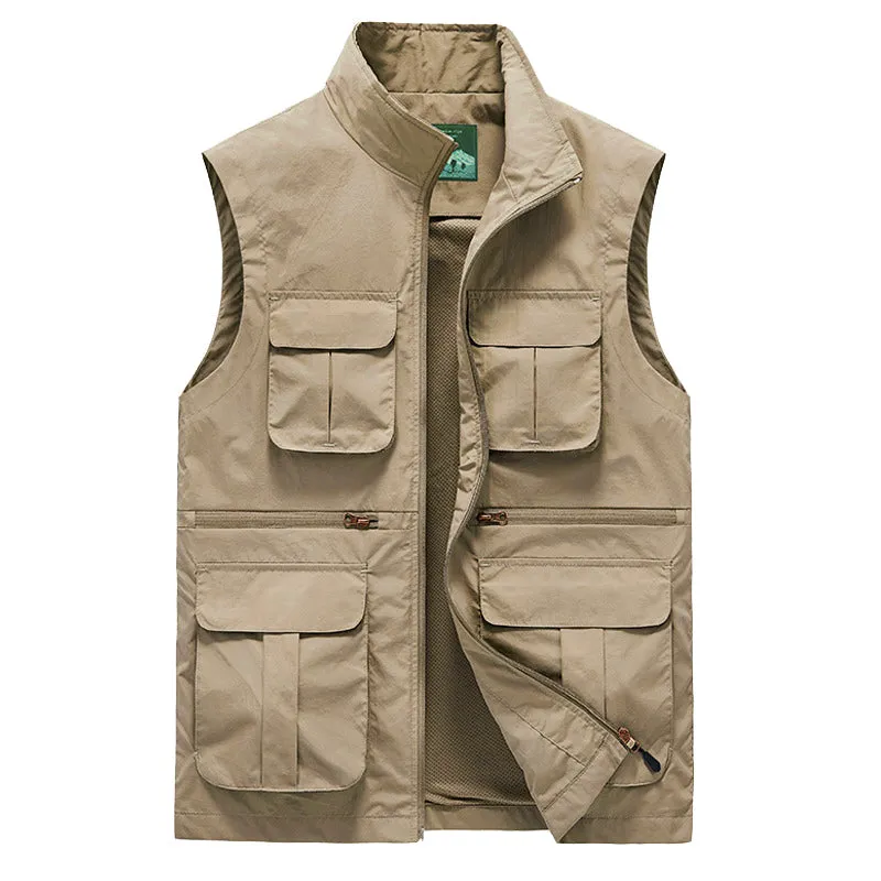 Mens Lightweight Travel Work Vest