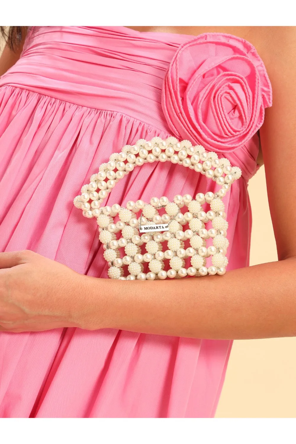 Mini Purse Stylish Purse made of pearls