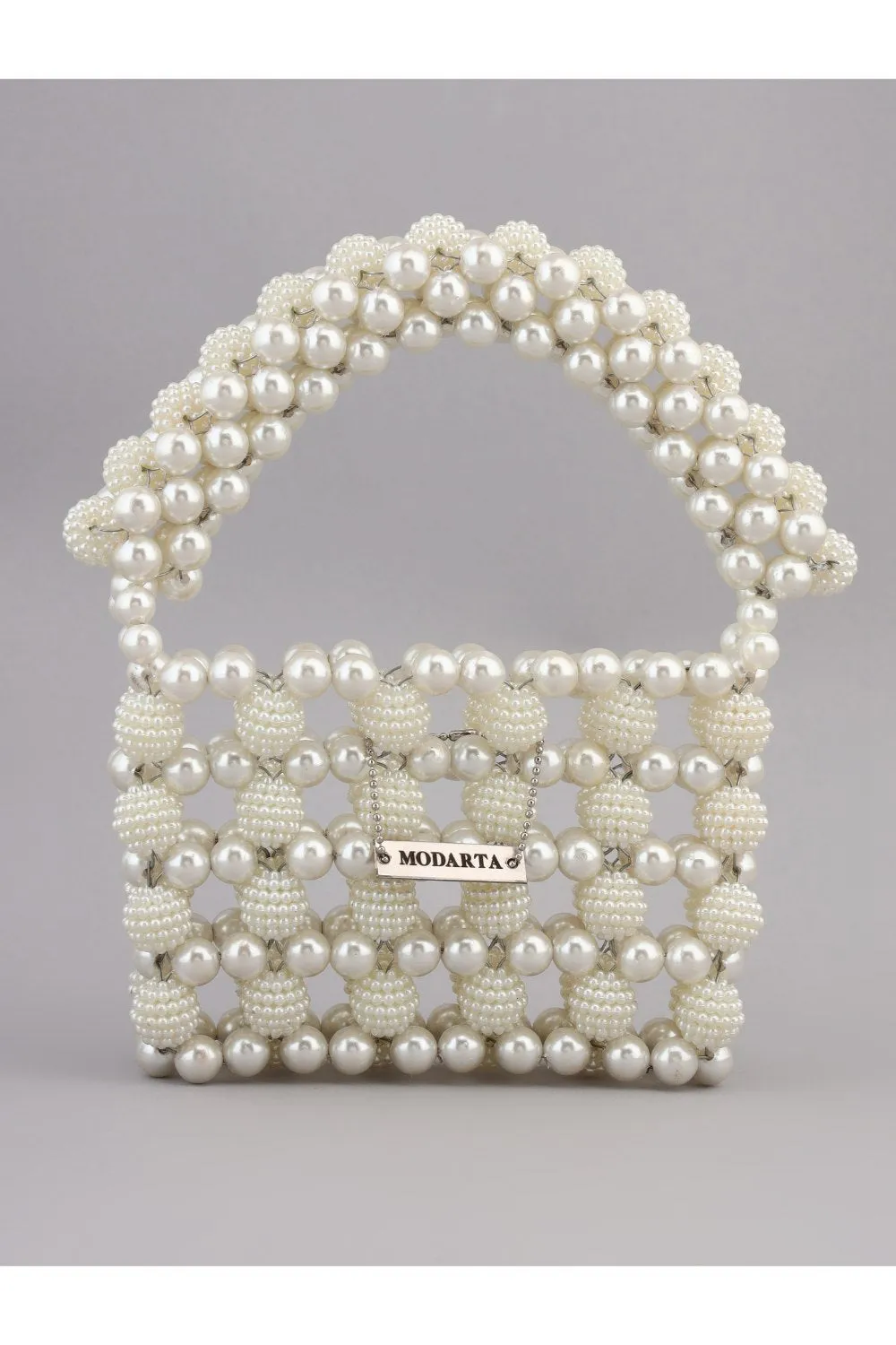 Mini Purse Stylish Purse made of pearls