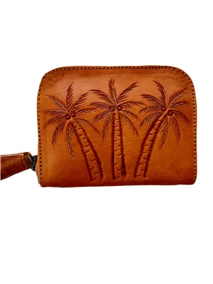 Palm  Leather Purse