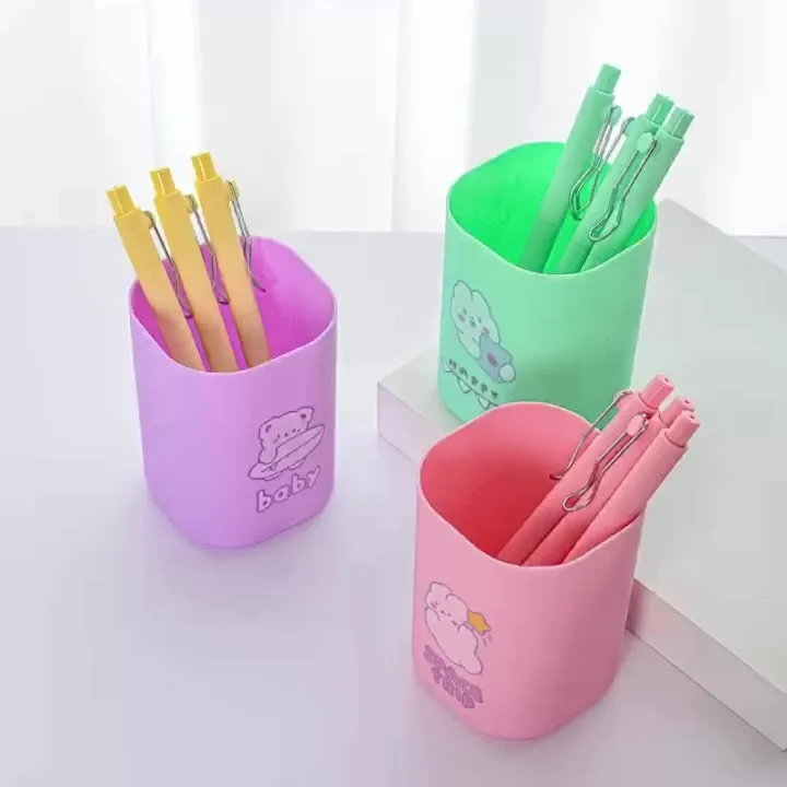 Pastel Color Simple Pen Holder