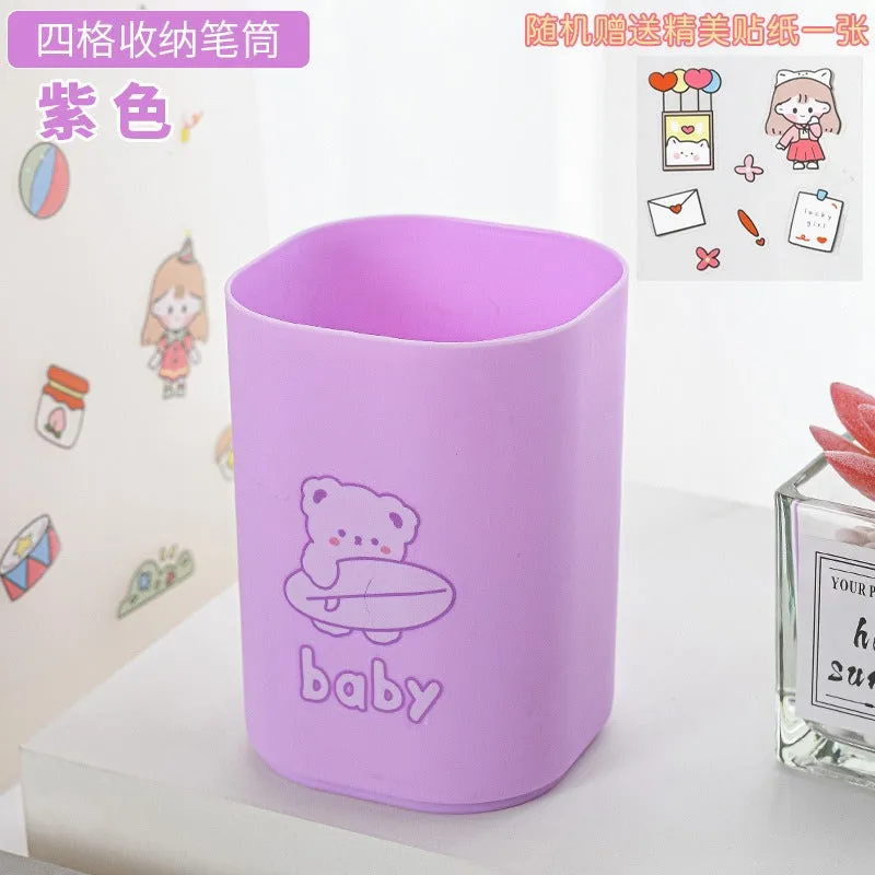 Pastel Color Simple Pen Holder