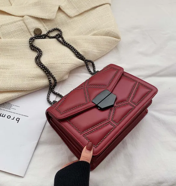 Rivet Chain Small Bag
