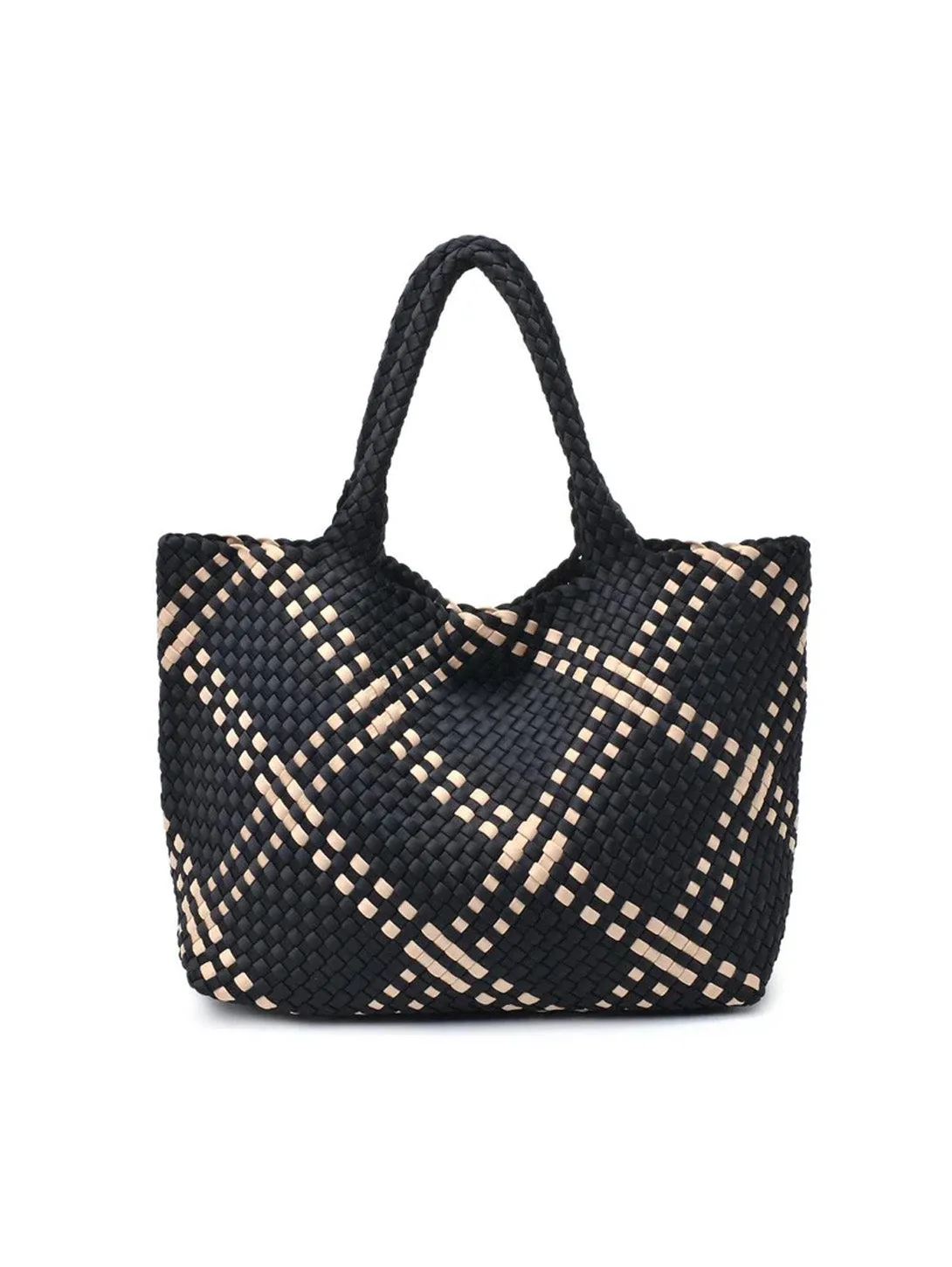 Sky's The Limit Large Tote - Black Nude