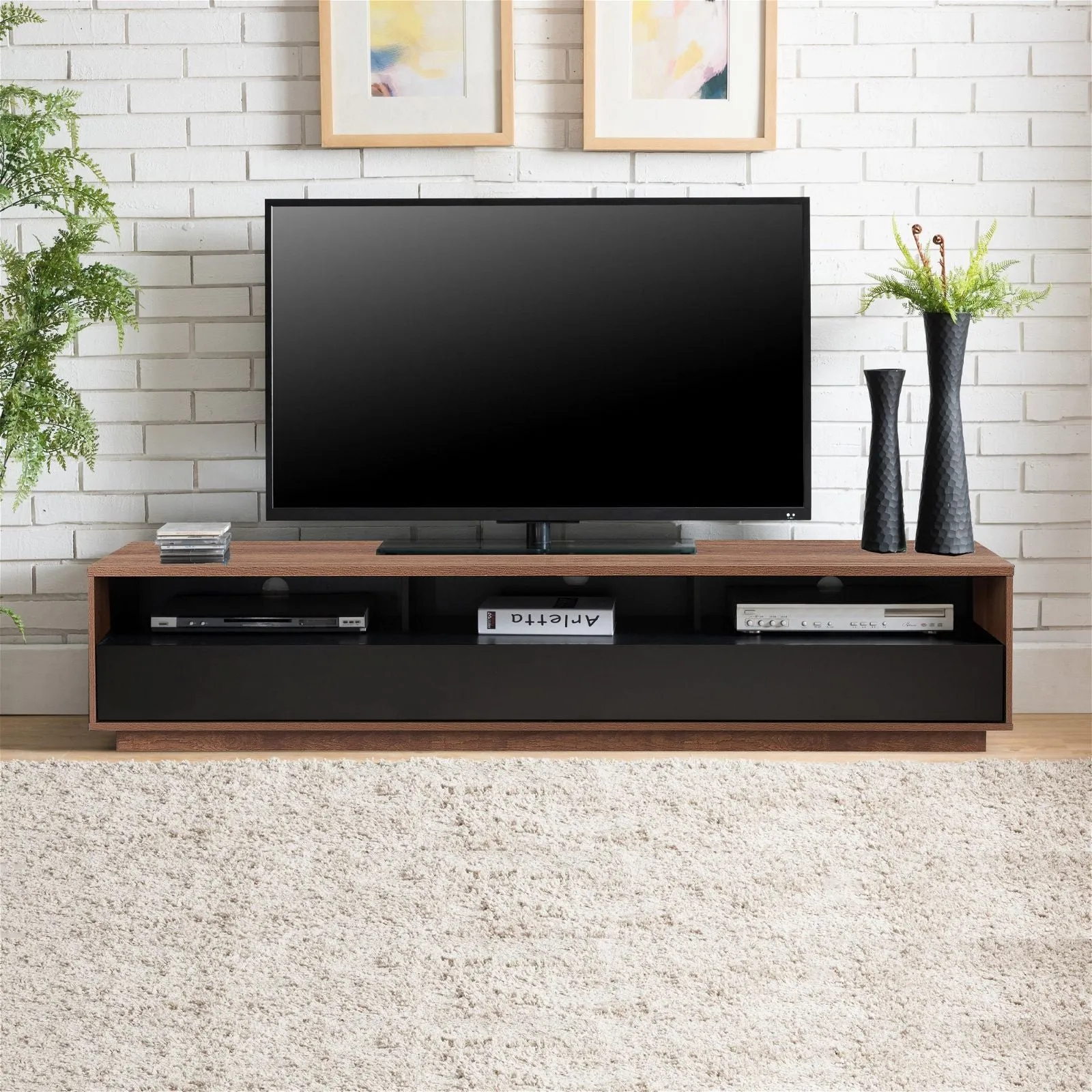 SUAVE1800 Entertainment Unit Dark Oak by Tauris™