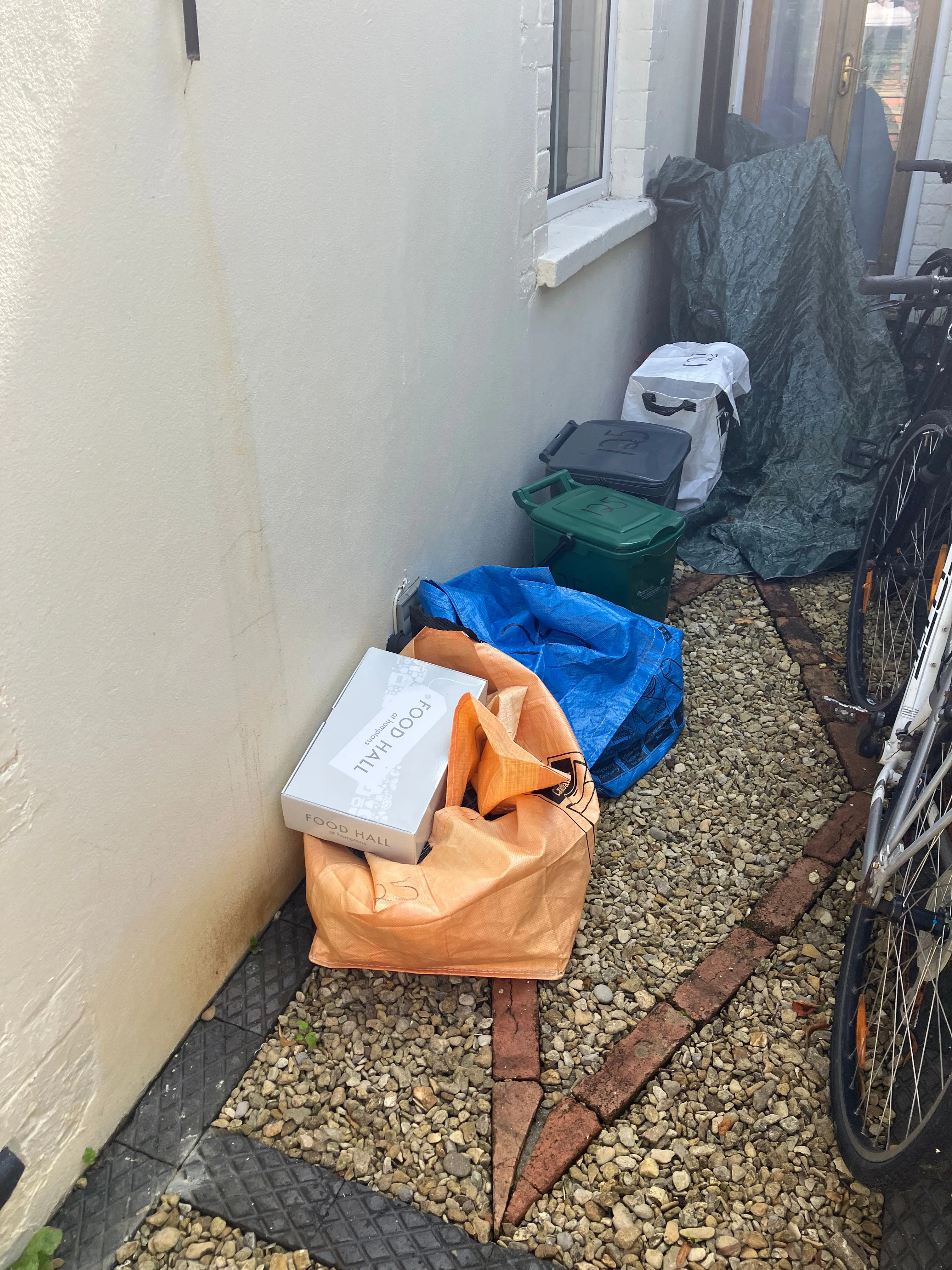 Three Bag Large Bench to carry Vale of Glamorgan Recycling Sacks
